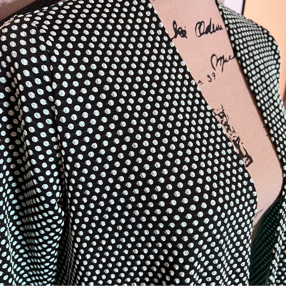 💚Lularoe black/mint duster - Picture 1 of 6